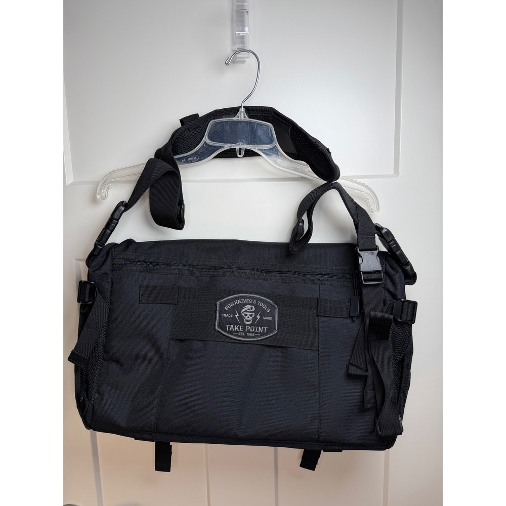 SOG Opcon Messenger Bag NEW Black Tactical 17" Laptop MOLLE Shoulder Bag